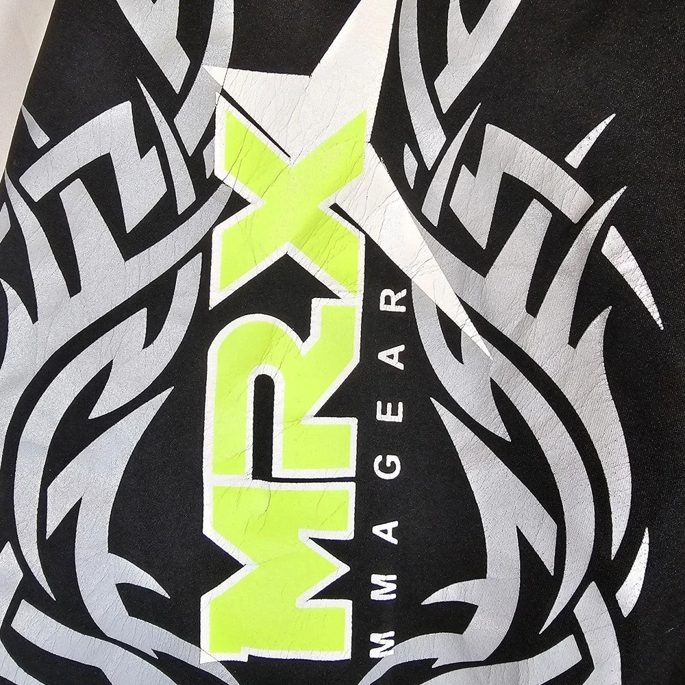 MRX‎ MMA Shorts Mens L 33 34 Lime Green UFC Cage Fighting Boxing Martial Arts